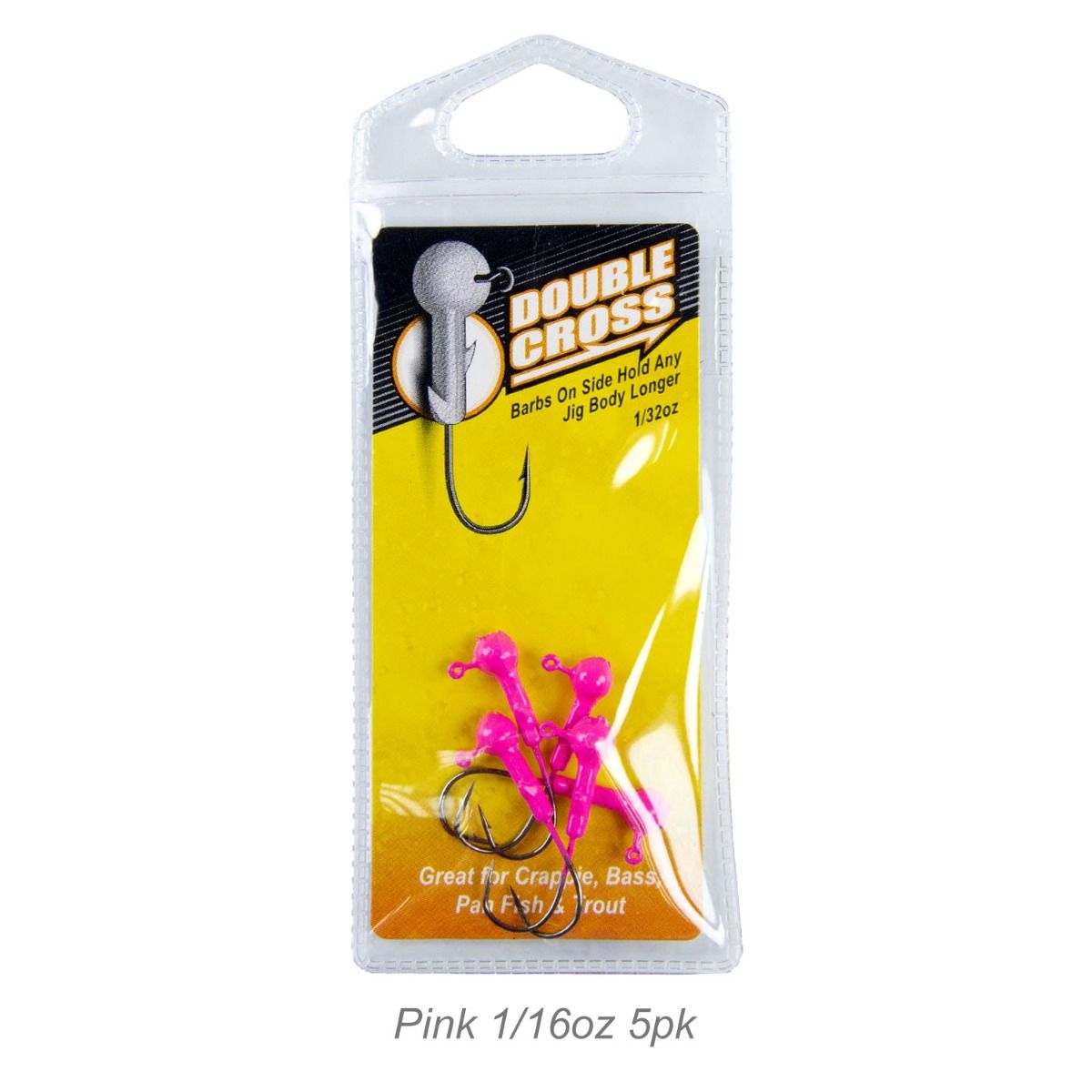 Double Cross Jig Head 1/16oz 5pk