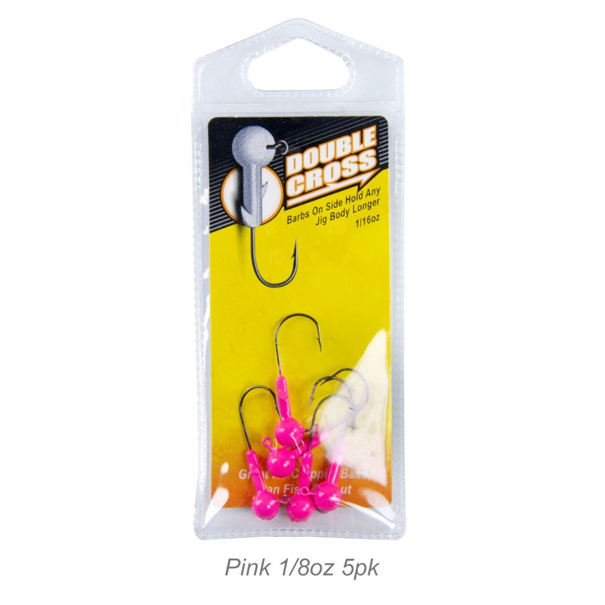 Double Cross Jig Head 1/8oz 5pk