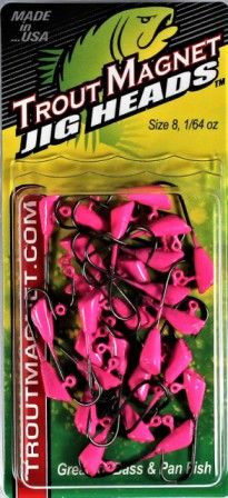 Trout Magnet Jig Heads - 1/64oz 25pk