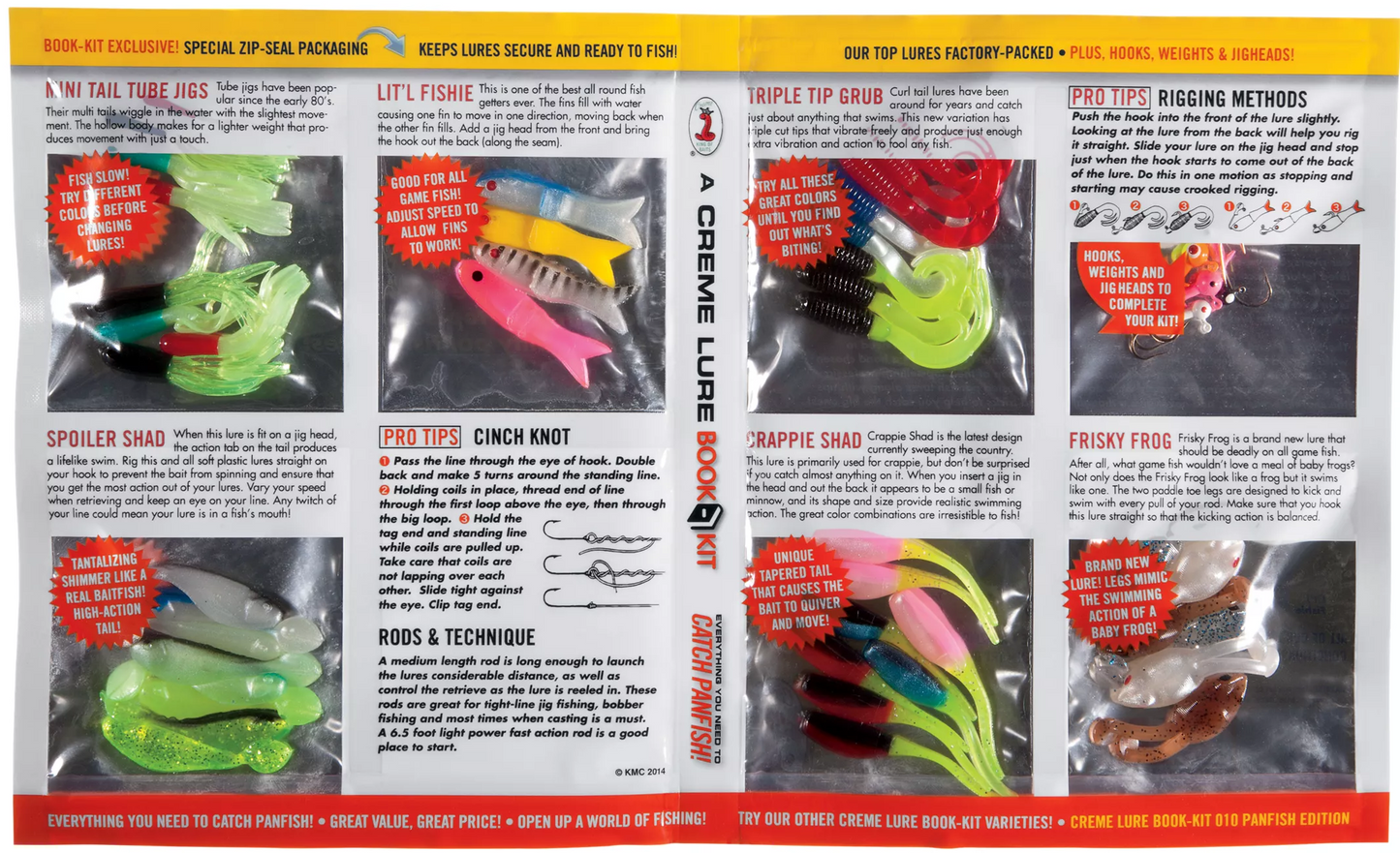 Creme Panfish 43pc Book Kit