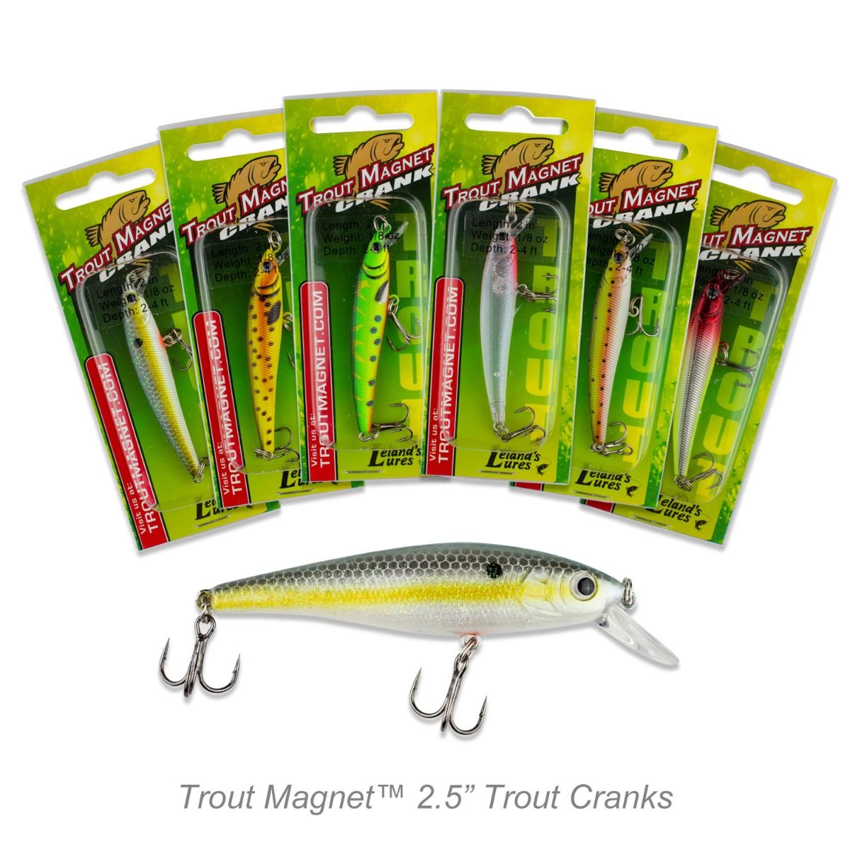 Trout Magnet 2.5" Cranks