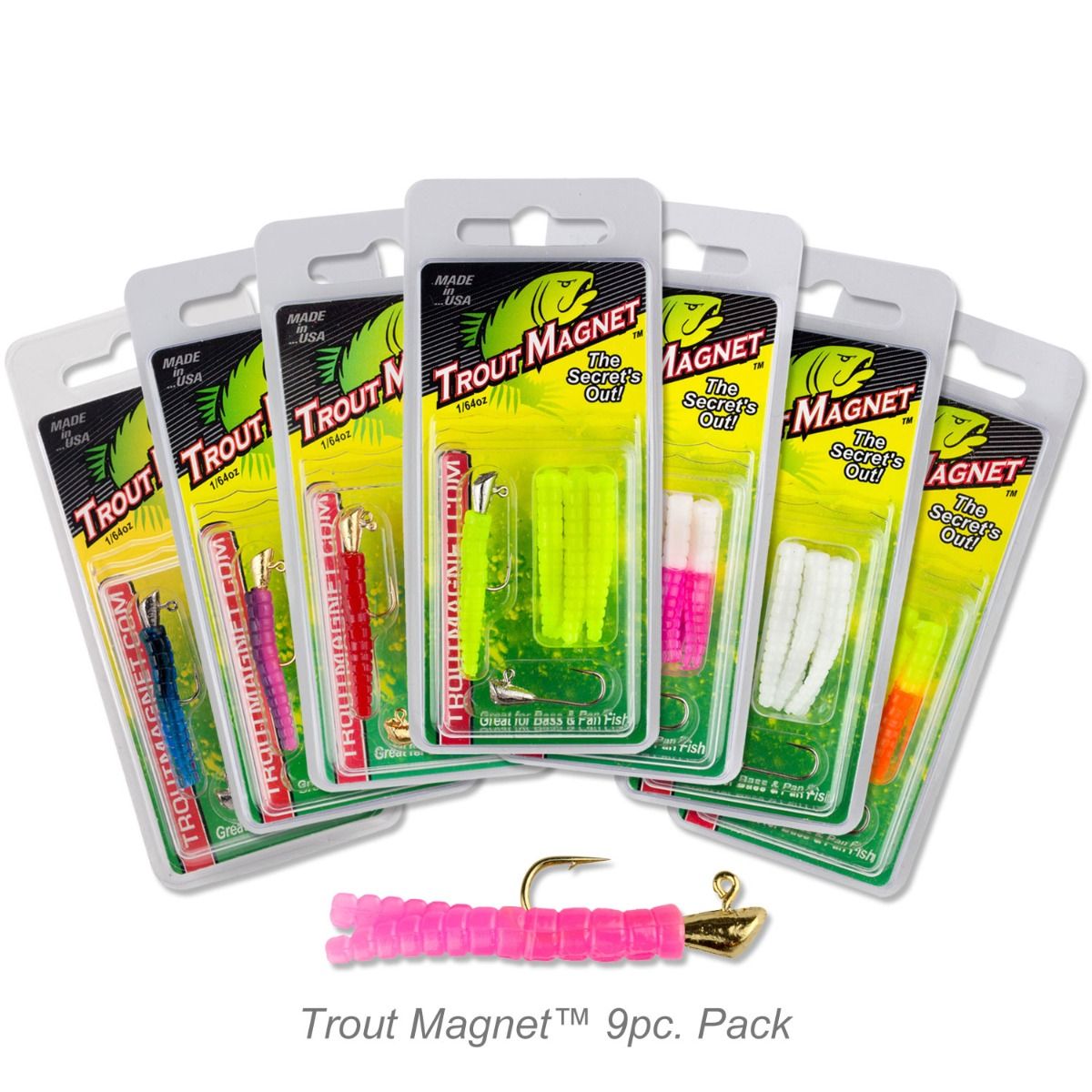 Leland Crappie Magnet™ 15 Piece Soft Body Lures Choose From 40