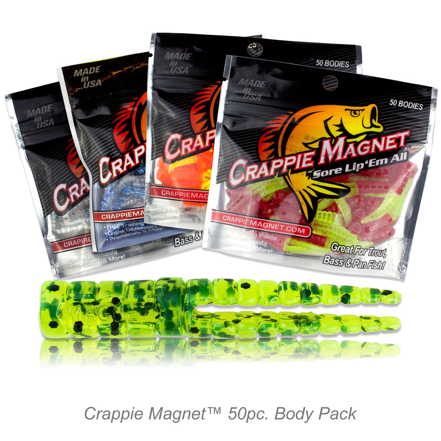 Crappie Magnet  50pc. Body Packs