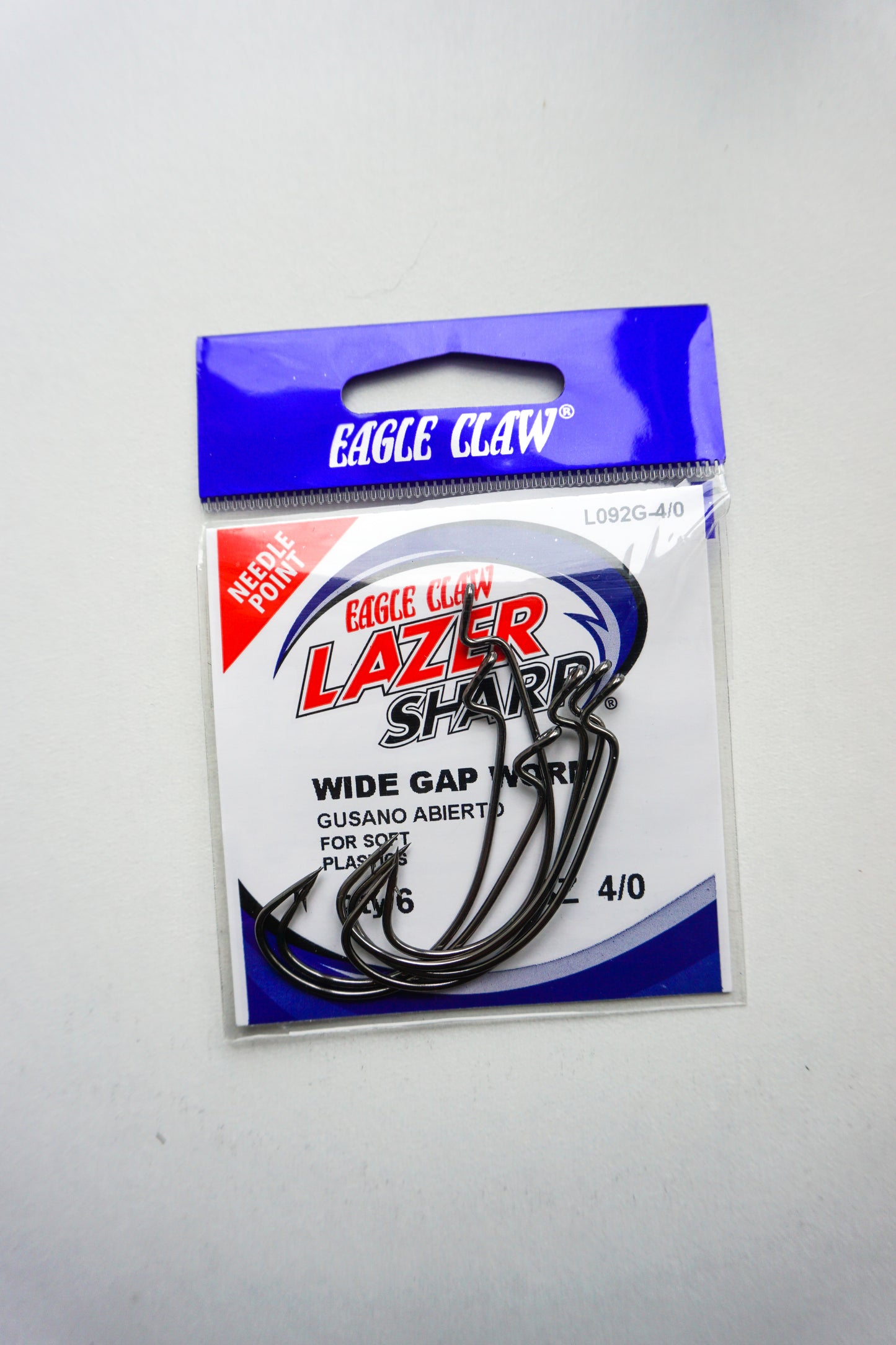 Lazer Sharp Wide Gap Worm Hook (L092)