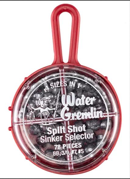 Water Gremlin 78-Piece Removable Split Shot Selector