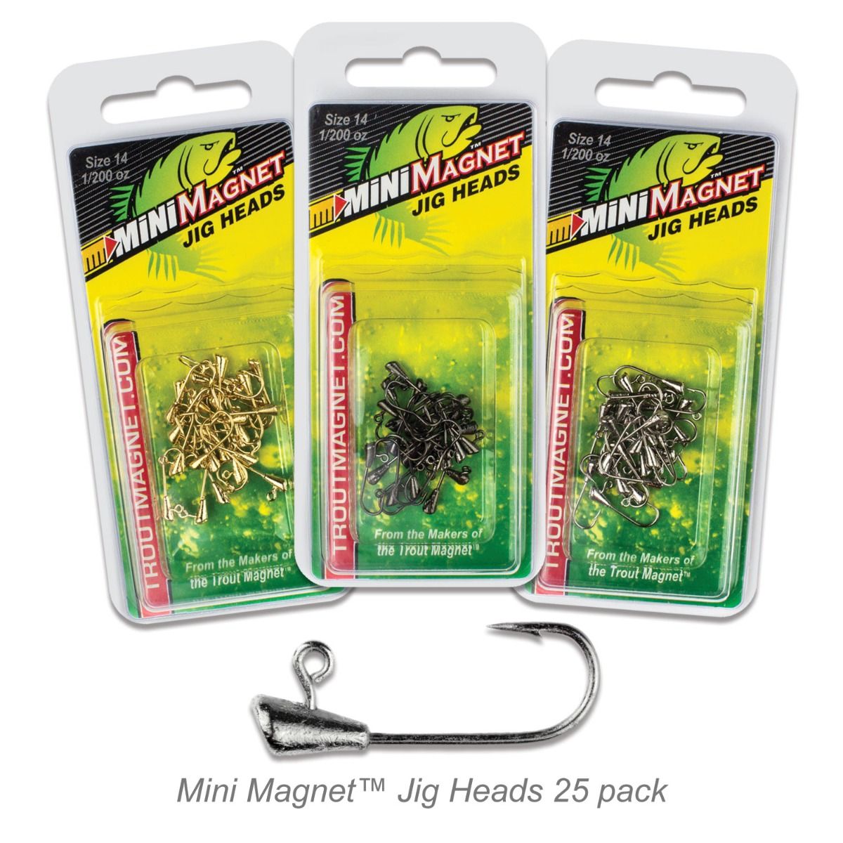 Mini Magnet Jig Heads 25pc. Pack
