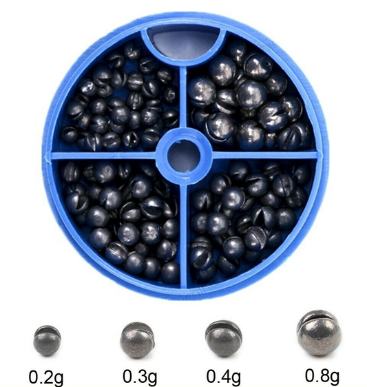 115pc Micro Split Shot Selector